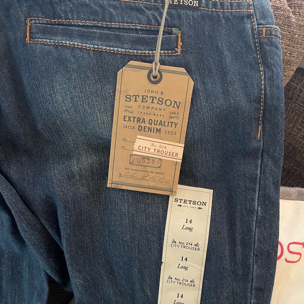 Brand New Stetson Women’s Wide Leg Trouser Jean.